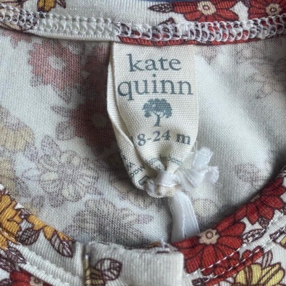 Kate Quinn 18-24 M Sleeveless Button Front Pocket Dress Print: Wildflowers - Picture 5 of 6